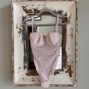 Victoria's Secret Pink Lace Teddy